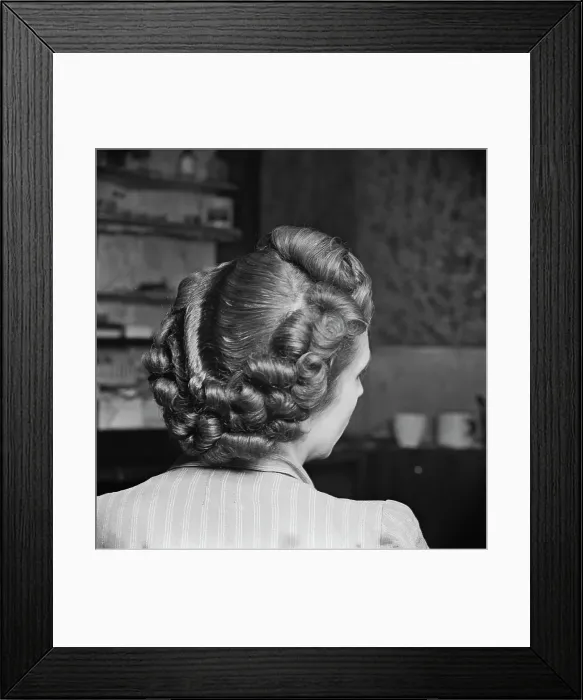 Framed Print : Newly-Permed Hair Framed Print : Newly-Permed Hair