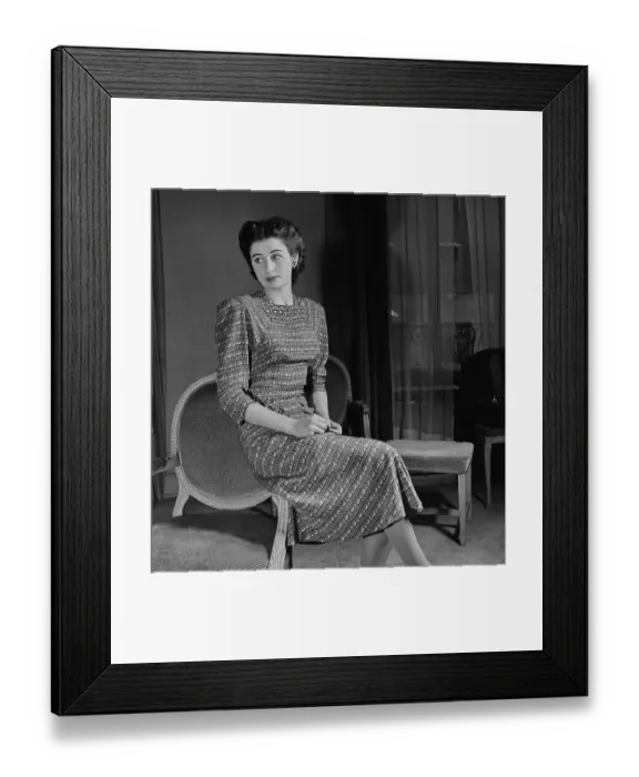 Framed Print : Norman Hartnell Dress Framed Print : Norman Hartnell Dress