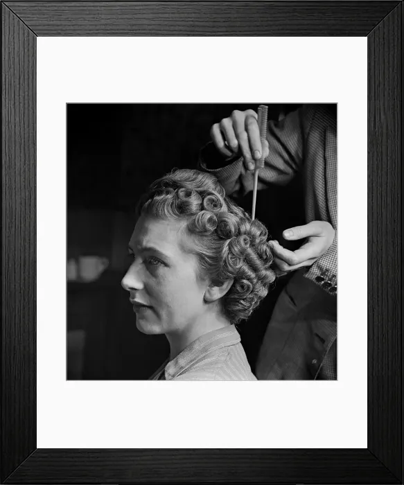 Framed Print : Newly-Permed Hair Framed Print : Newly-Permed Hair