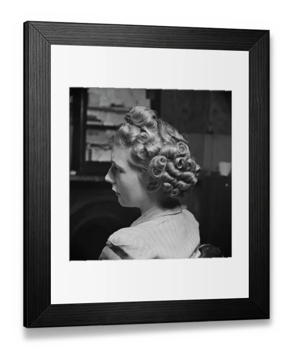 Framed Print : Newly-Permed Hair Framed Print : Newly-Permed Hair
