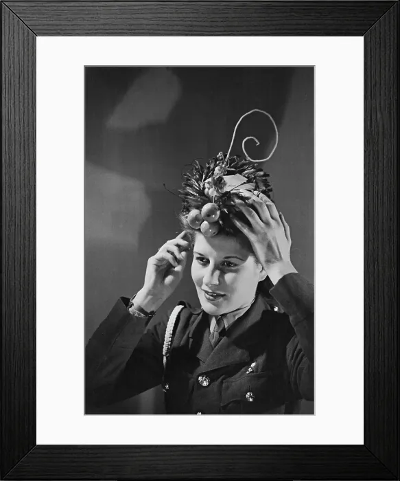 Framed Print : Post-War British Millinery Framed Print : Post-War British Millinery