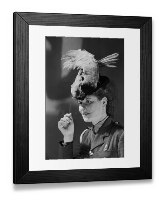 Framed Print : Post-War British Millinery Framed Print : Post-War British Millinery