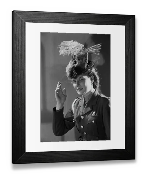 Framed Print : Post-War British Millinery Framed Print : Post-War British Millinery