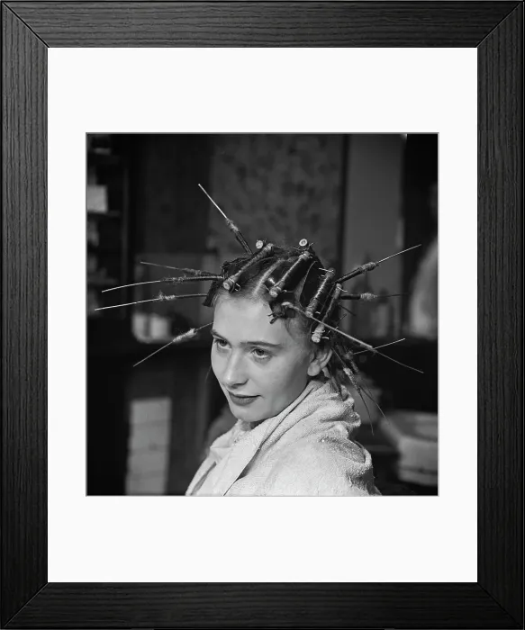Framed Print : Cold Perming Process Framed Print : Cold Perming Process