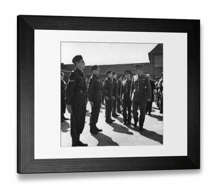 Framed Print : Reviewing The Troops Framed Print : Reviewing The Troops