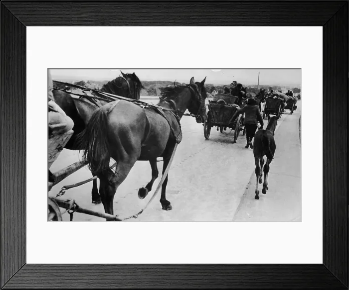 Framed Print : Refugees Return Framed Print : Refugees Return