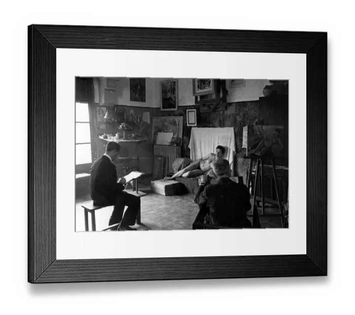 Framed Print : Drawing Model Framed Print : Drawing Model