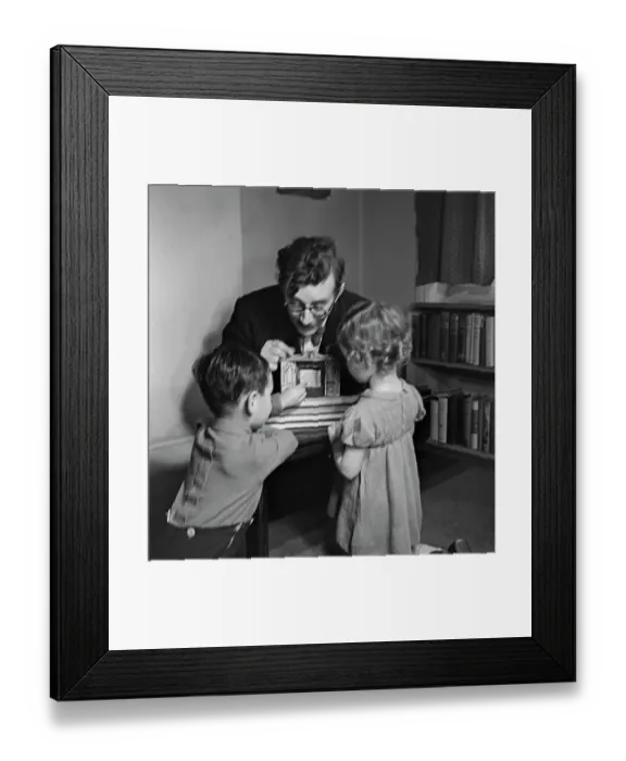 Framed Print : Homemade Toy Cinema Framed Print : Homemade Toy Cinema