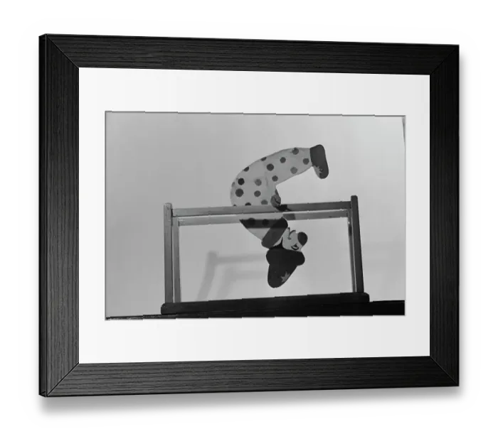 Framed Print : Homemade Clown Toy Framed Print : Homemade Clown Toy