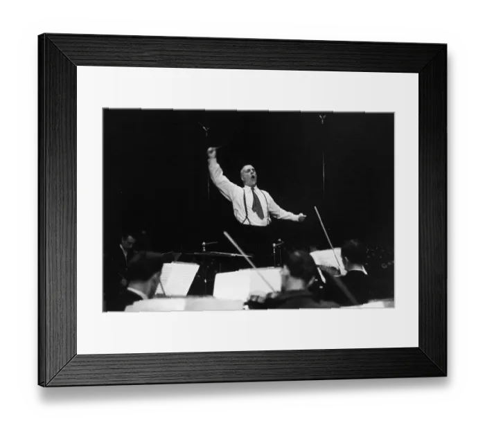 Framed Print : Beecham Conducts Framed Print : Beecham Conducts