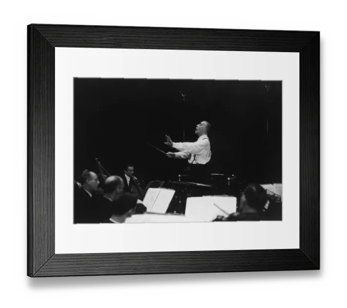 Framed Print : Beecham In Rehearsals Framed Print : Beecham In Rehearsals