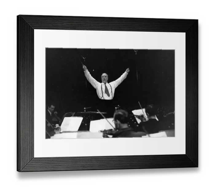 Framed Print : Sir Thomas Conducts Framed Print : Sir Thomas Conducts
