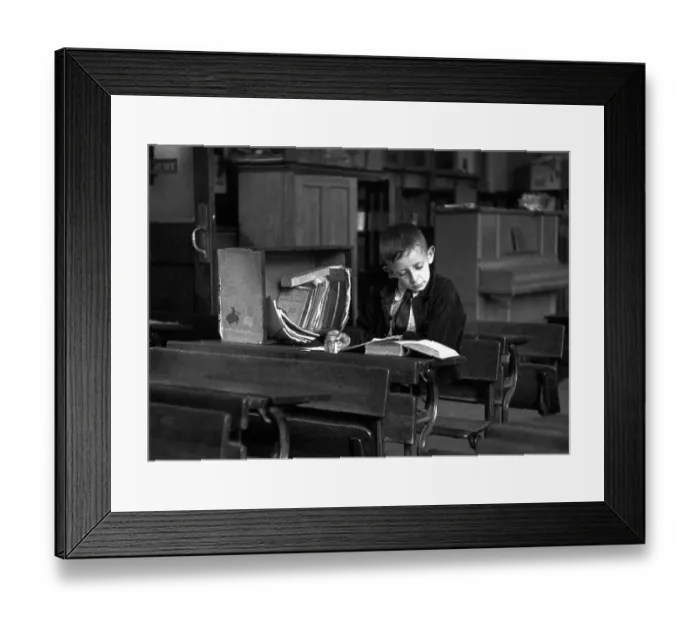 Framed Print : Studious Boy Framed Print : Studious Boy