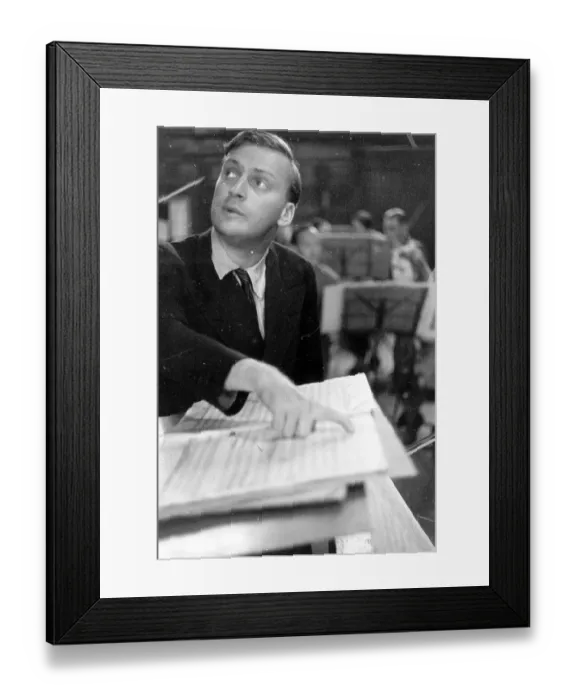 Framed Print : Menuhin Rehearses Framed Print : Menuhin Rehearses