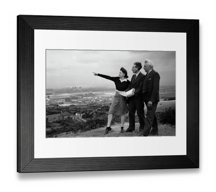 Framed Print : Rebuilding Middlesbrough