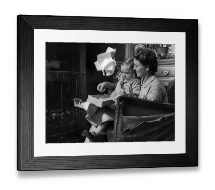 Framed Print : Present From Daddy Framed Print : Present From Daddy