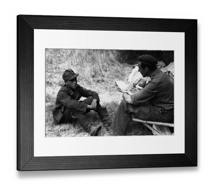 Framed Print : German Prisoner Framed Print : German Prisoner