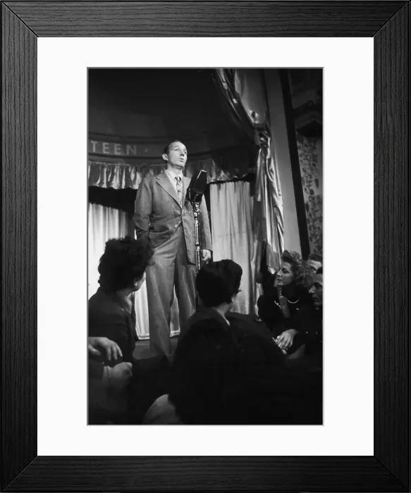 Framed Print : Bing At The Stage Door Framed Print : Bing At The Stage Door