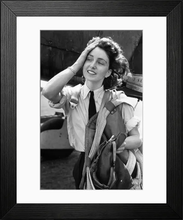 Framed Print : Female Officer Framed Print : Female Officer