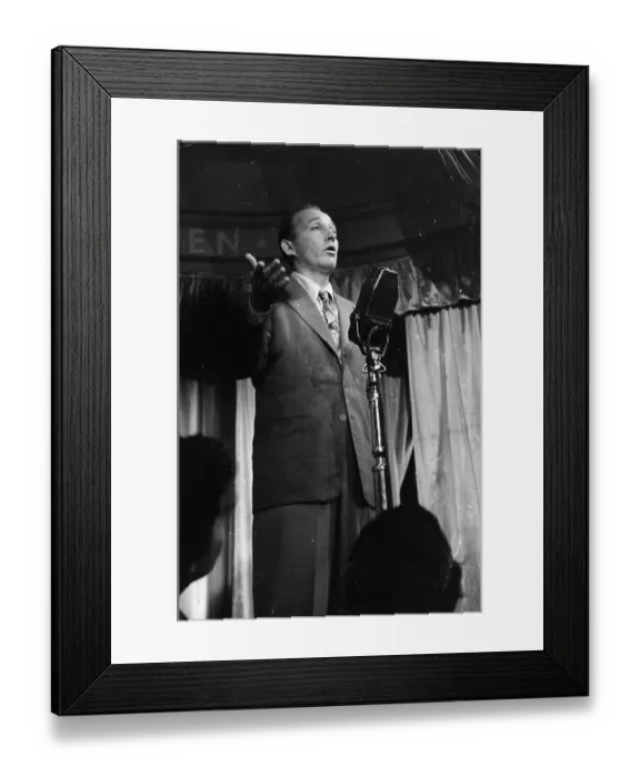 Framed Print : Bing Crosby