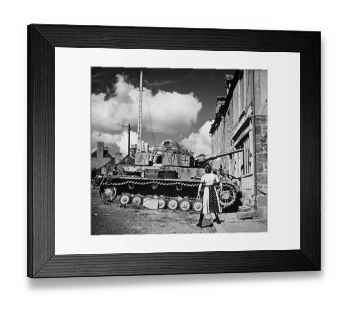 Framed Print : German Tank