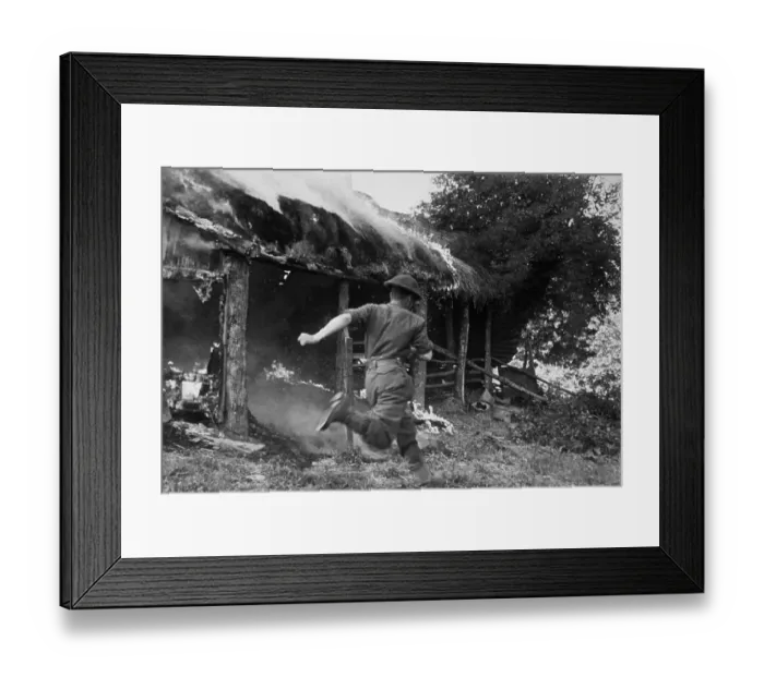 Framed Print : Shelled Farm Framed Print : Shelled Farm