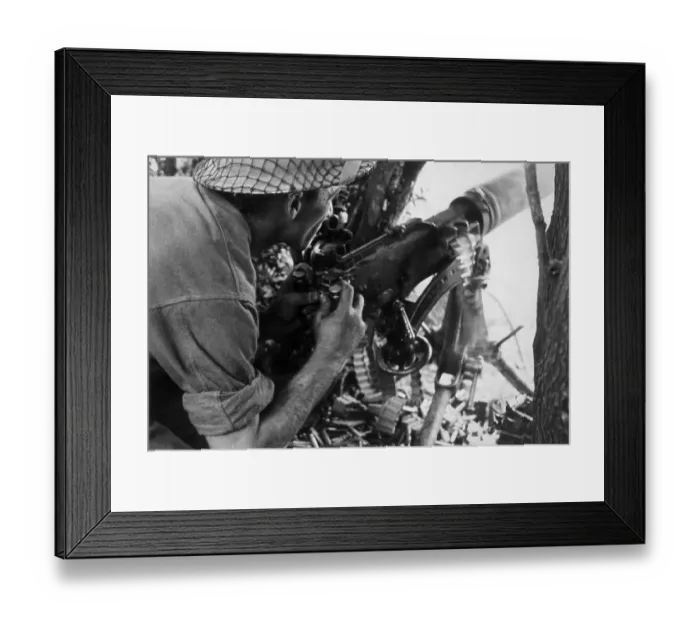 Framed Print : Machine Gun Position Framed Print : Machine Gun Position
