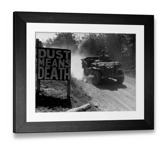 Framed Print : Dust Means Death