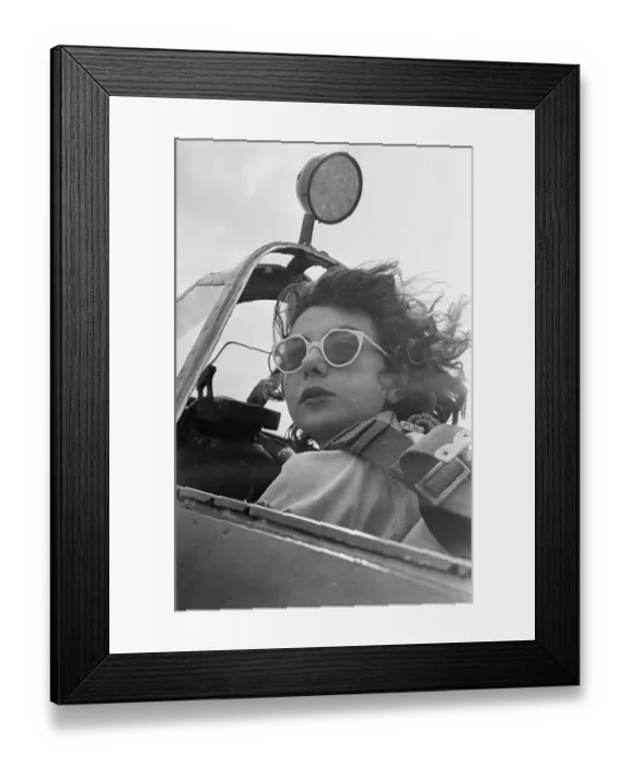 Framed Print : ATA Pilot. Jackie Moggridge (1922 - 2004) a ferry pilot of the ATA Framed Print : ATA Pilot. Jackie Moggridge (1922 - 2004) a ferry pilot of the ATA