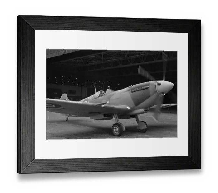 Framed Print : ATA Pilot In Spitfire Framed Print : ATA Pilot In Spitfire