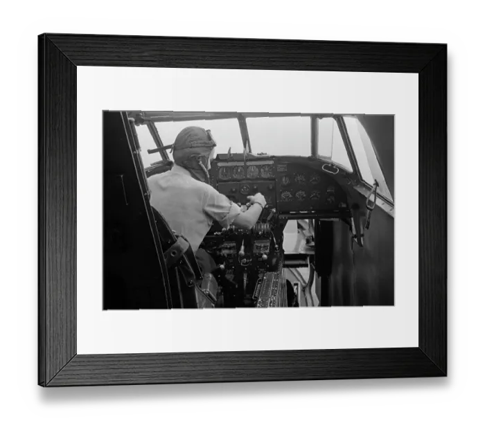 Framed Print : ATA Pilot In Hudson Framed Print : ATA Pilot In Hudson