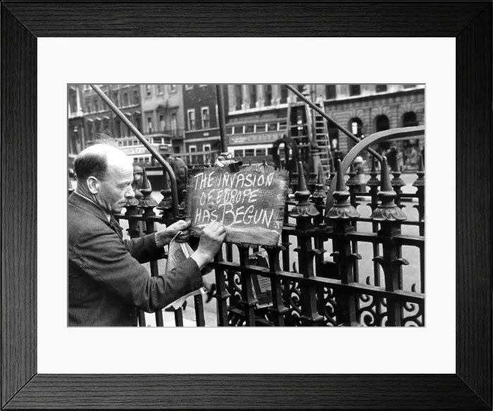 Framed Print : News Of Invasion Framed Print : News Of Invasion