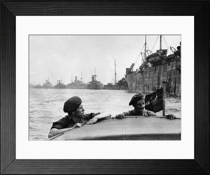 Framed Print : Mulberry Harbour Framed Print : Mulberry Harbour