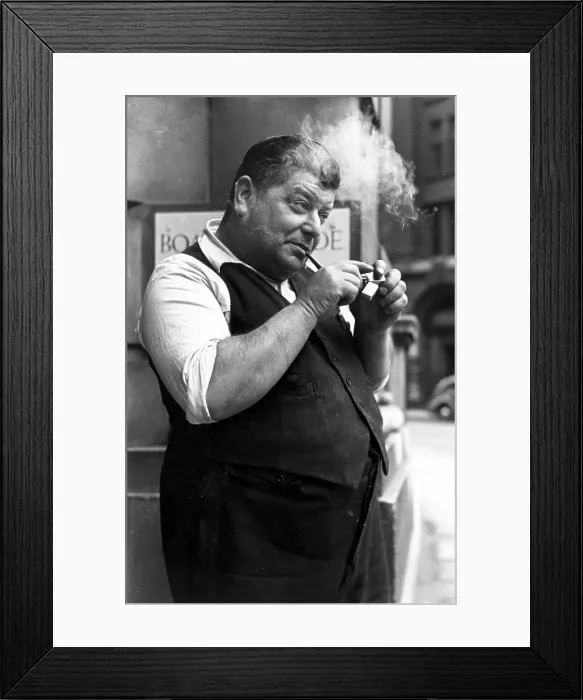 Framed Print : Pipe Smoker Framed Print : Pipe Smoker