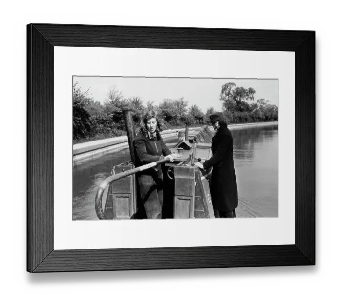 Framed Print : Female Barge Crew In Wartime Framed Print : Female Barge Crew In Wartime