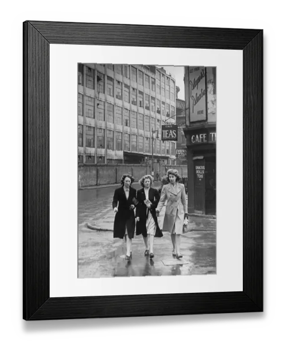 Framed Print : Factory Workers Framed Print : Factory Workers