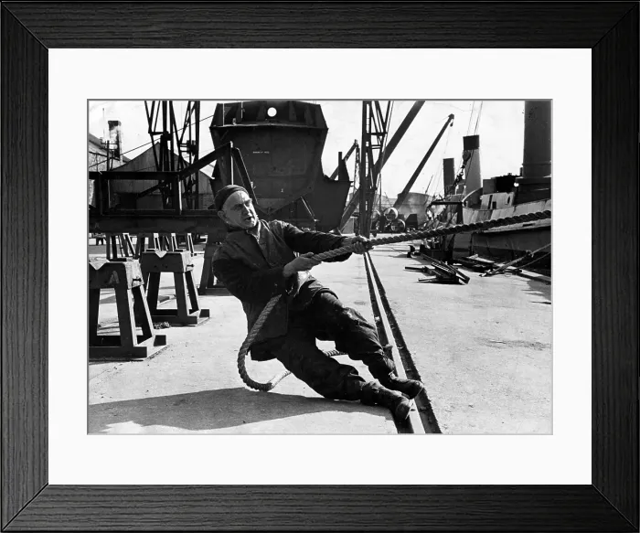 Framed Print : Pulling Rope Framed Print : Pulling Rope