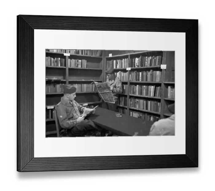 Framed Print : Naval Library Framed Print : Naval Library