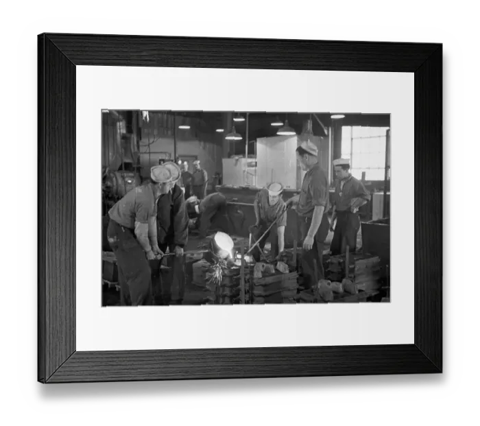Framed Print : Marine Foundry Framed Print : Marine Foundry
