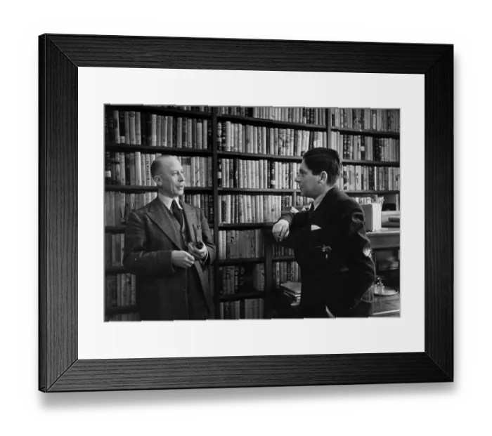 Framed Print : Library Chat Framed Print : Library Chat
