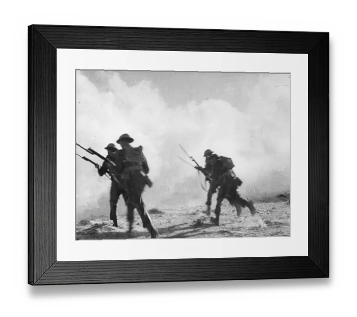 Framed Print : Running Battle Framed Print : Running Battle