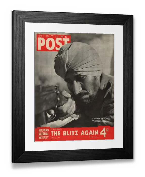 Framed Print : A Sepoy In Italy