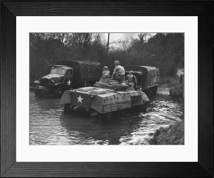 Framed Print : Armoured Cars