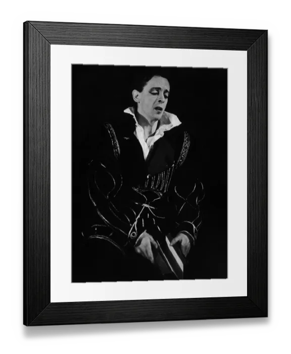 Framed Print : Helpmann's Hamlet Framed Print : Helpmann's Hamlet