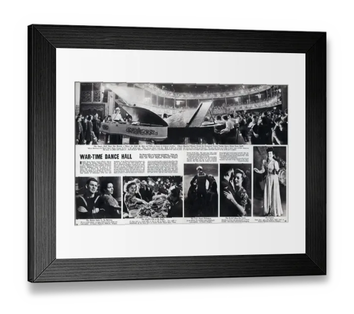 Framed Print : Wartime Dance Halls Framed Print : Wartime Dance Halls