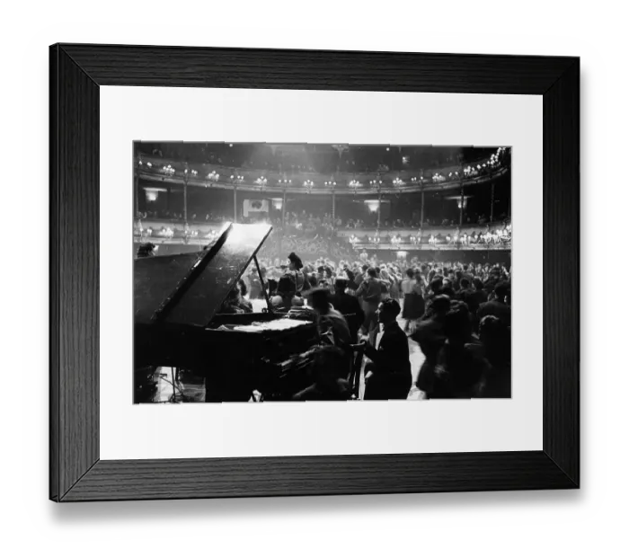 Framed Print : Wartime Dance Hall