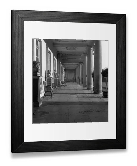 Framed Print : Georgian Colonnade