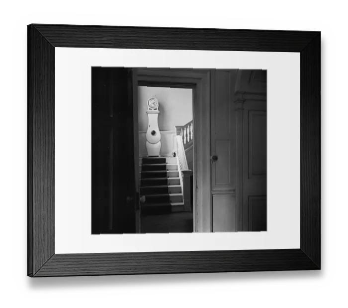 Framed Print : Clock In The Hall Framed Print : Clock In The Hall