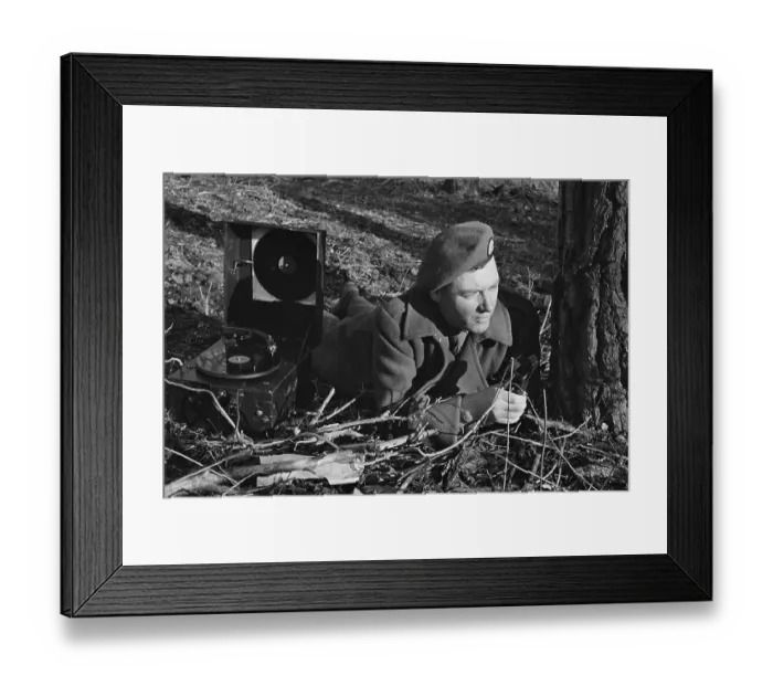 Framed Print : Frank Gillard Reports