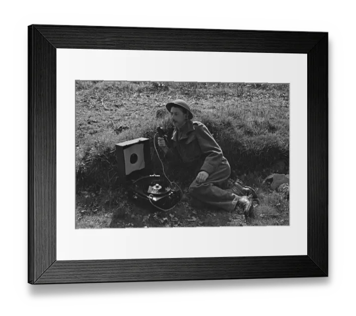 Framed Print : BBC War Correspondent Framed Print : BBC War Correspondent
